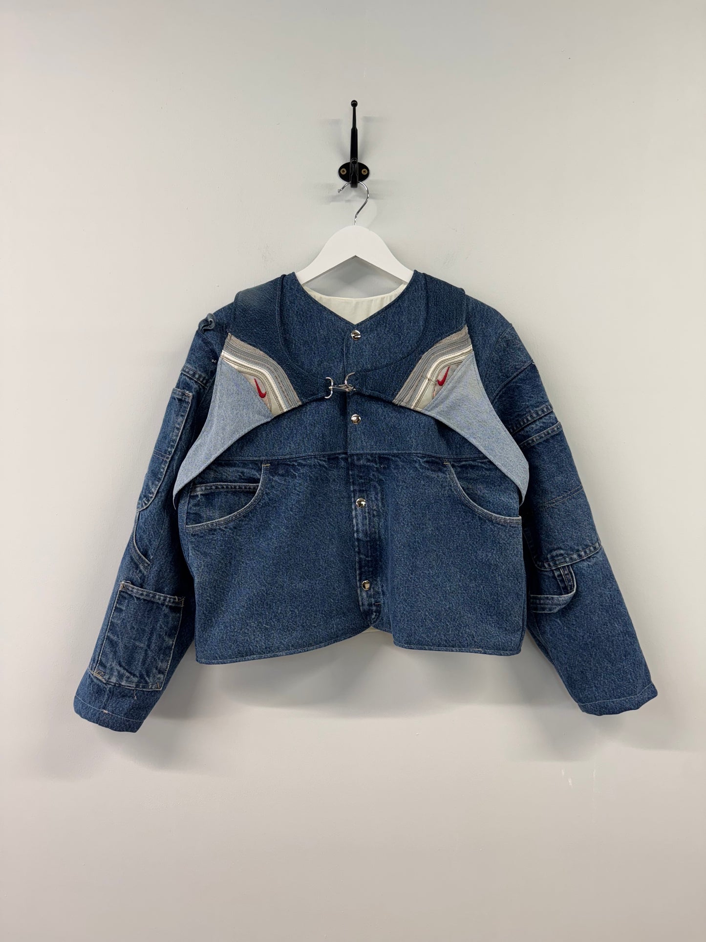 Reworked Nike Denim Bomber (XS)