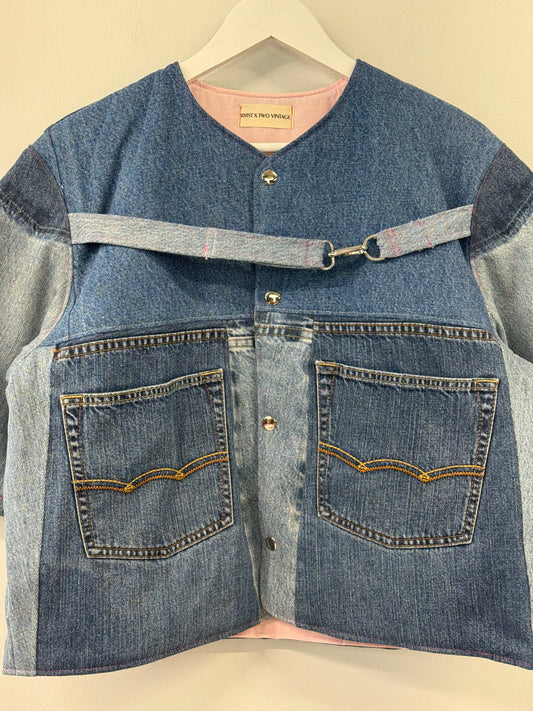 Reworked Denim Shirt (S)
