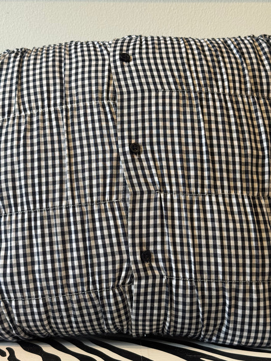 RUCHED SHIRT CUSHION