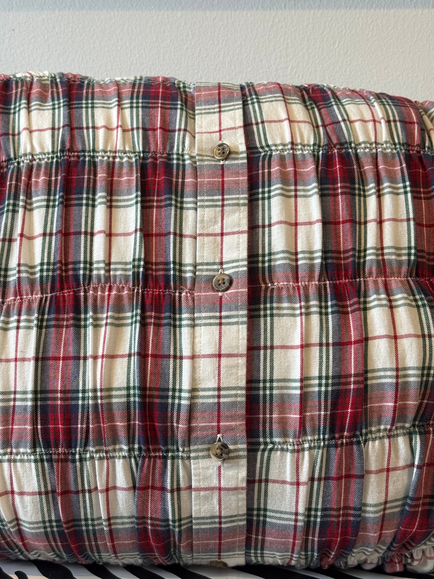 RUCHED SHIRT CUSHION