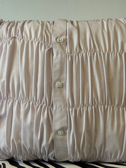 RUCHED SHIRT CUSHION
