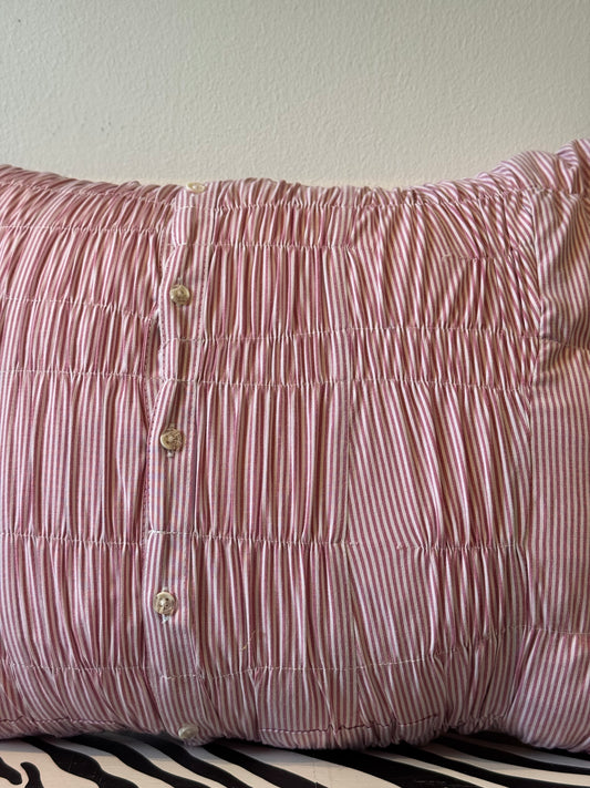 RUCHED SHIRT CUSHION