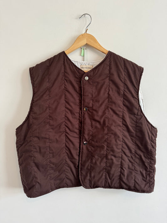Padded Brown Gilet