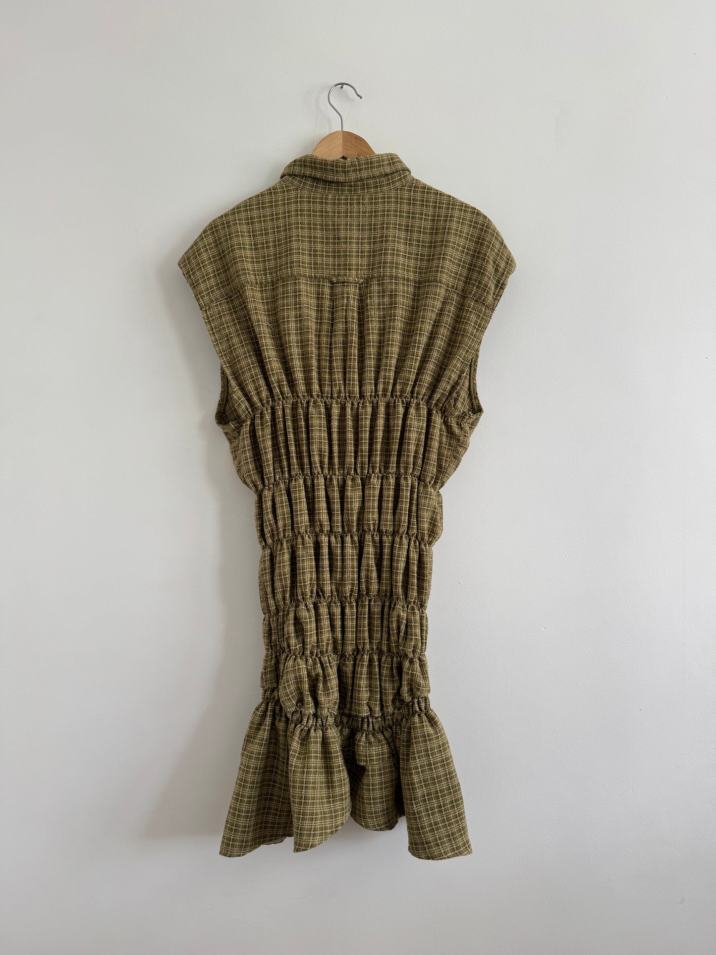 Ruched Shirt Dress (M/L)