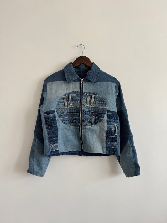 Racer Denim Jacket (S/M)