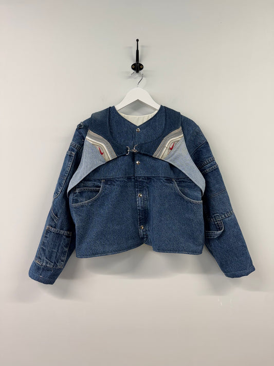 Reworked Nike Denim Bomber (XS)