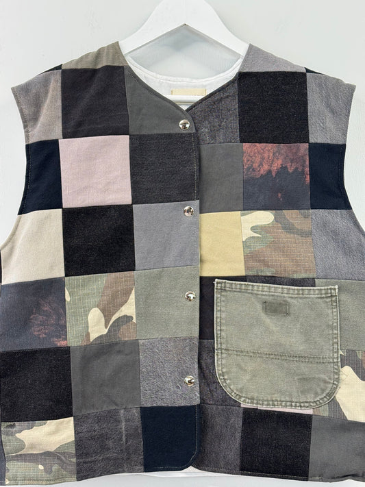 DICKIES Patchwork Gilet (L)