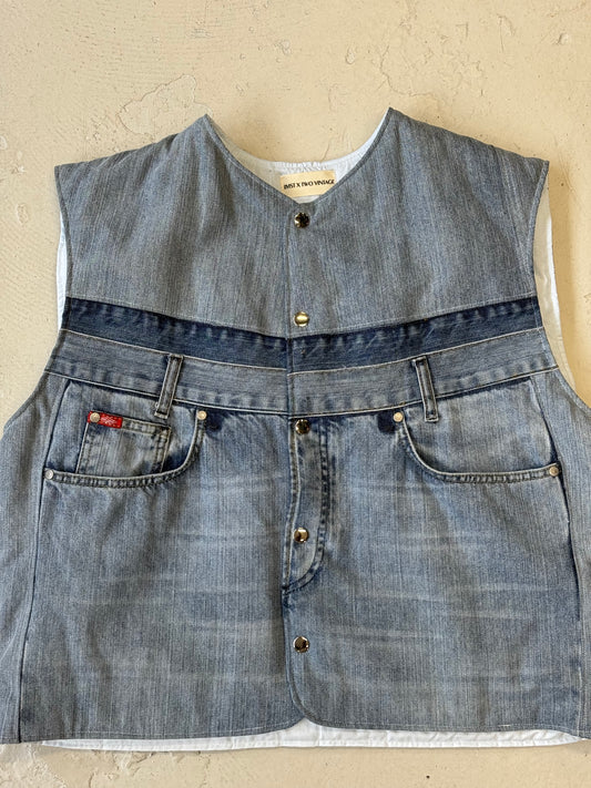 LEE COOPER Denim Gilet (M)