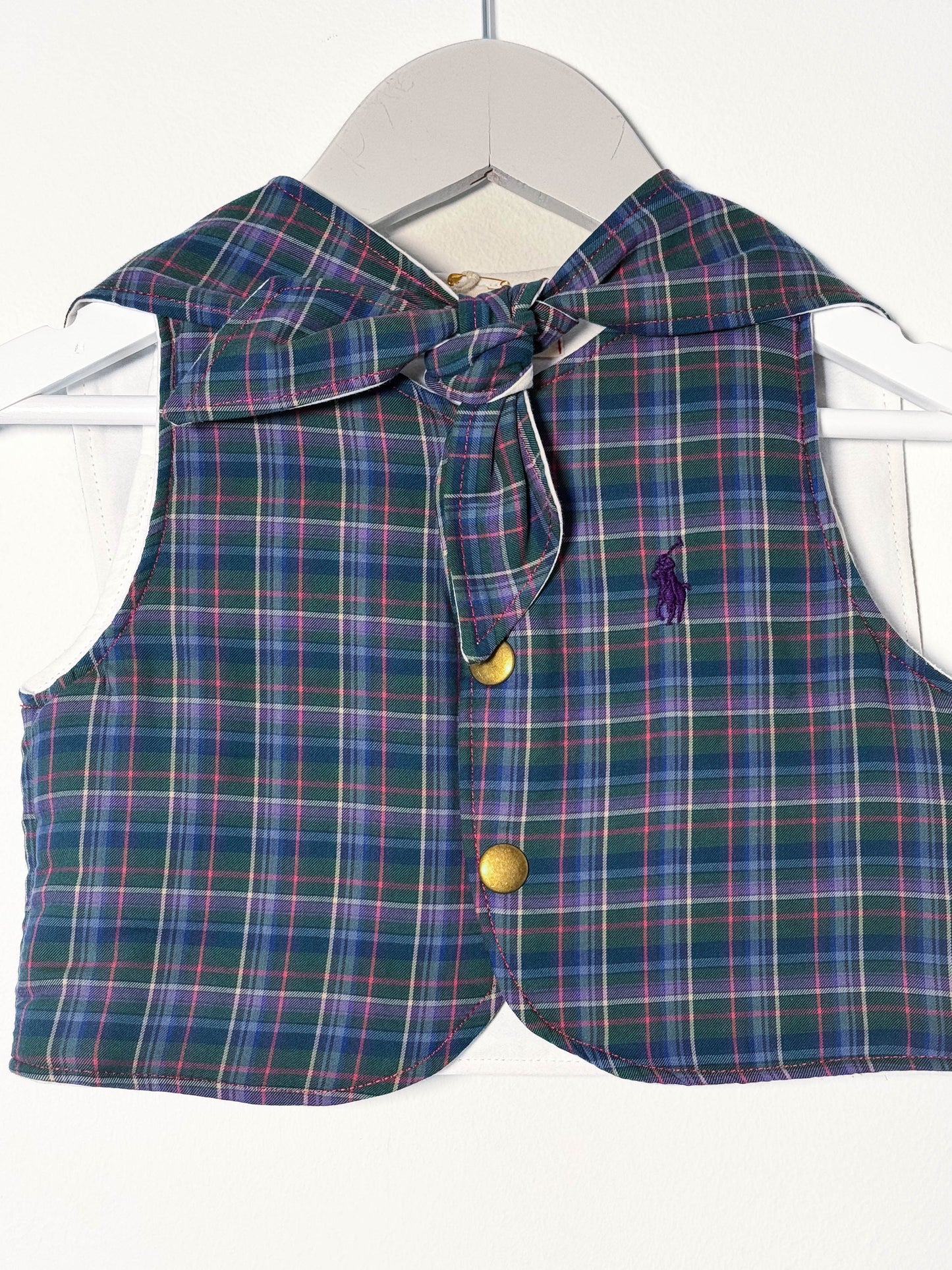 KIDS RALPH SHIRT GILET (AGE 1)