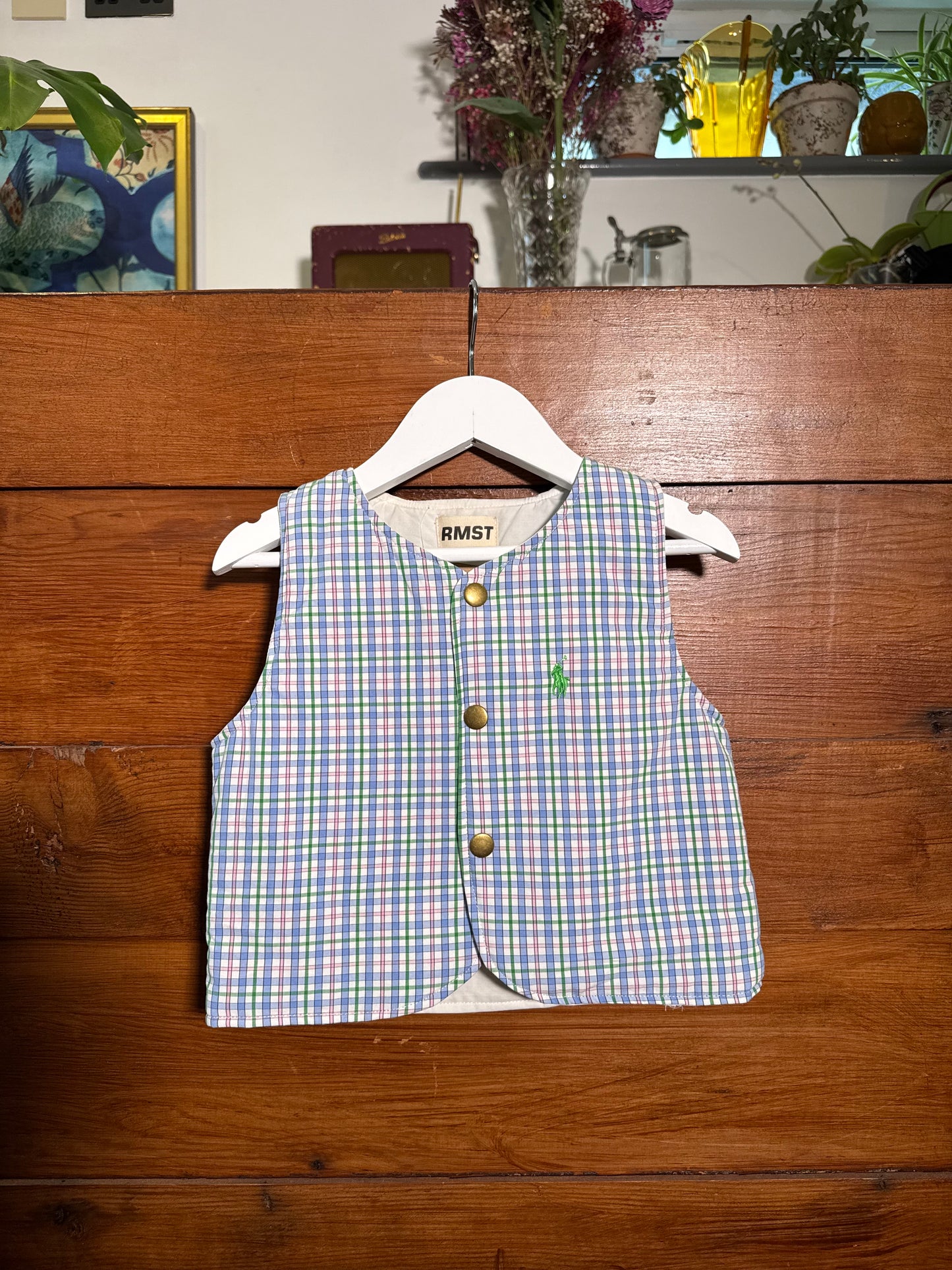 KIDS RALPH SHIRT GILET (AGE 4)