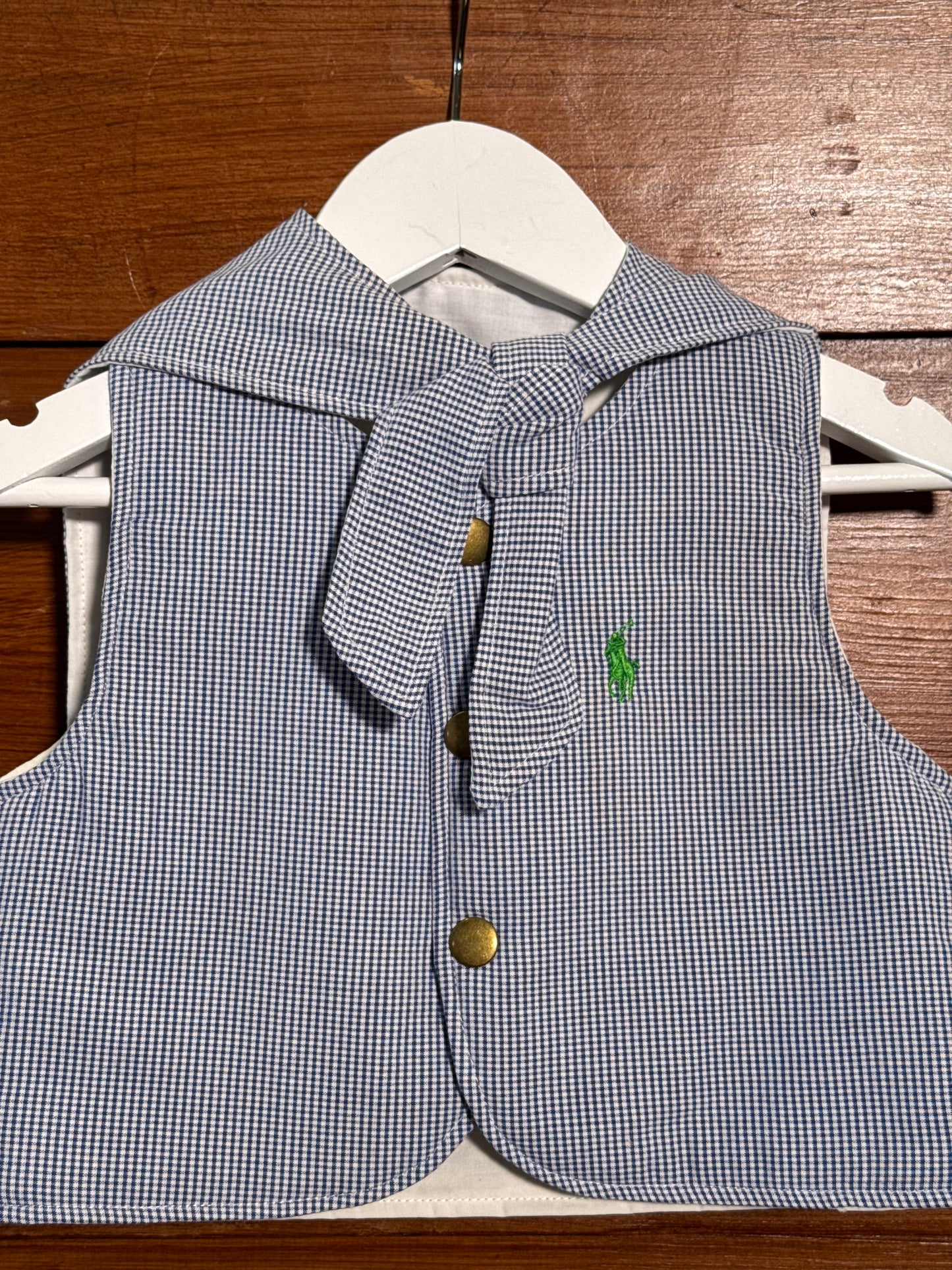 KIDS RALPH SHIRT GILET (AGE 2)