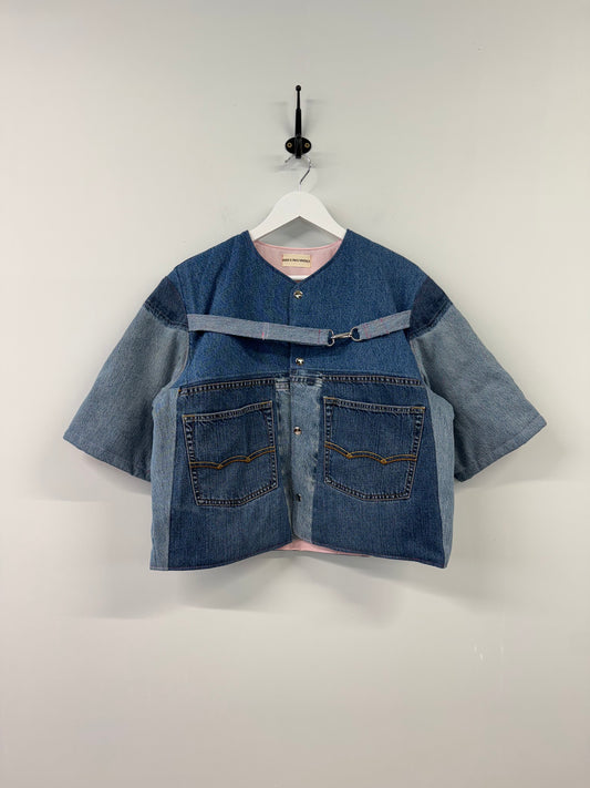 Reworked Denim Shirt (S)