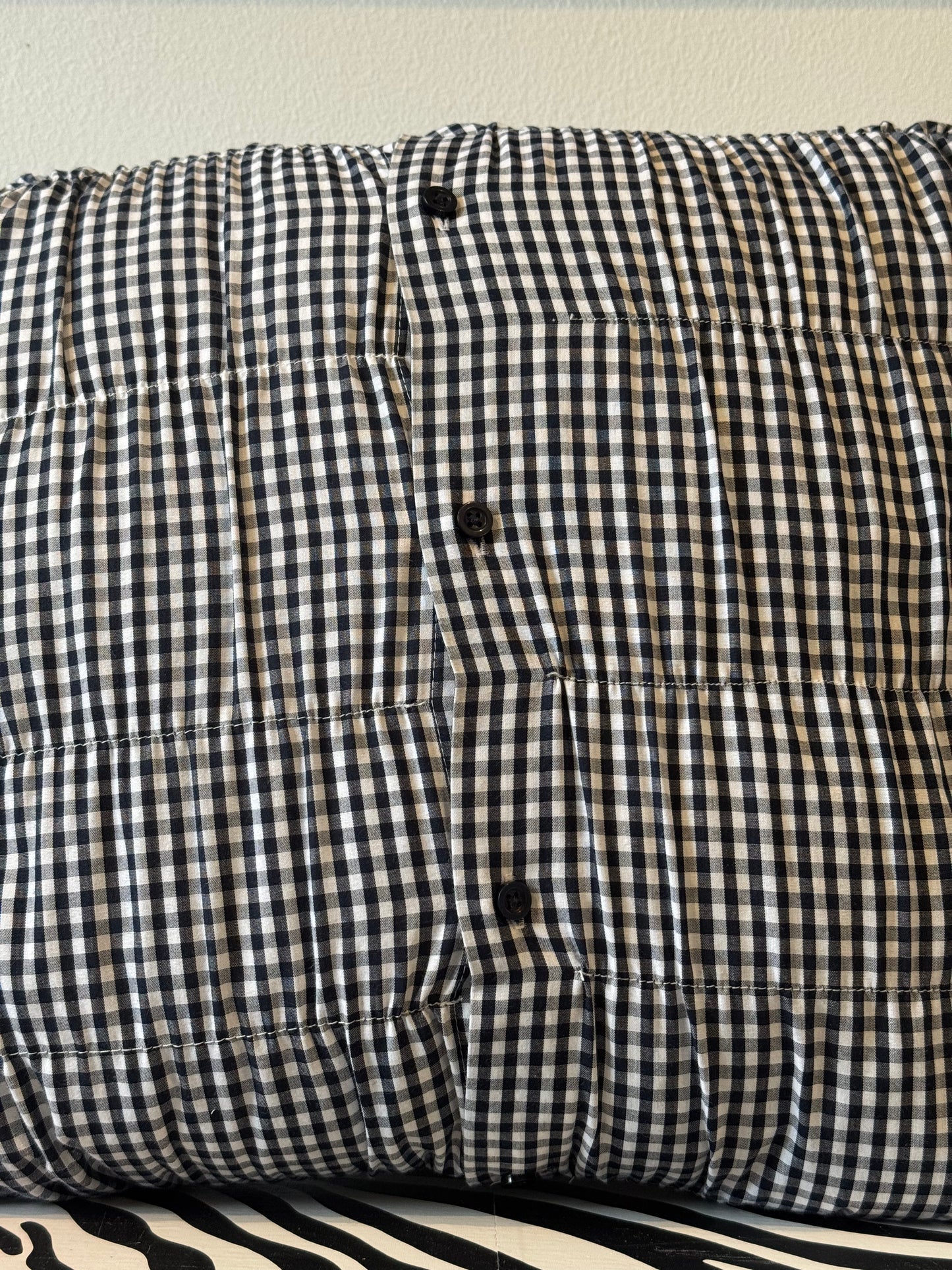 RUCHED SHIRT CUSHION