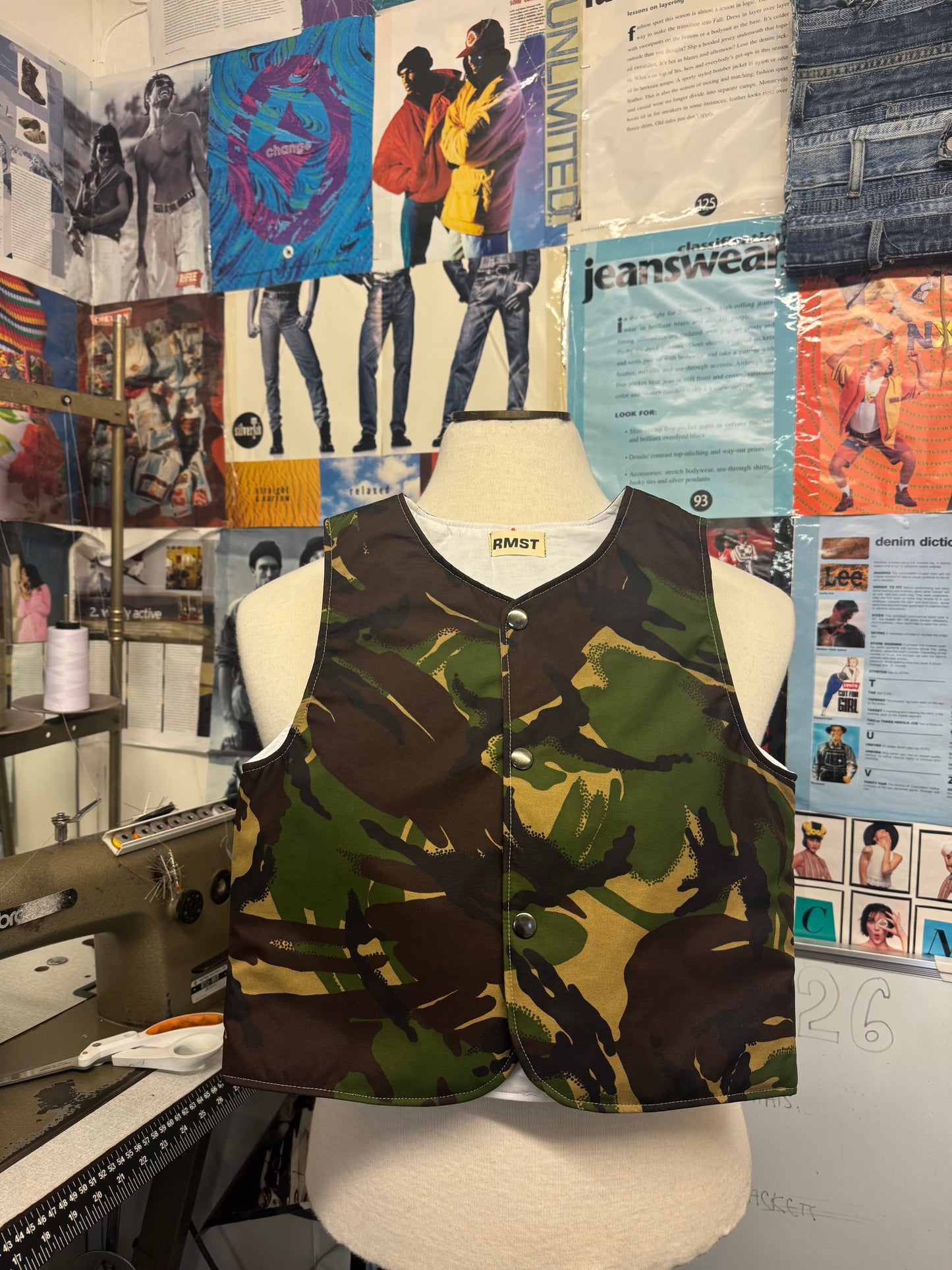 CUSTOM CAMO GILET