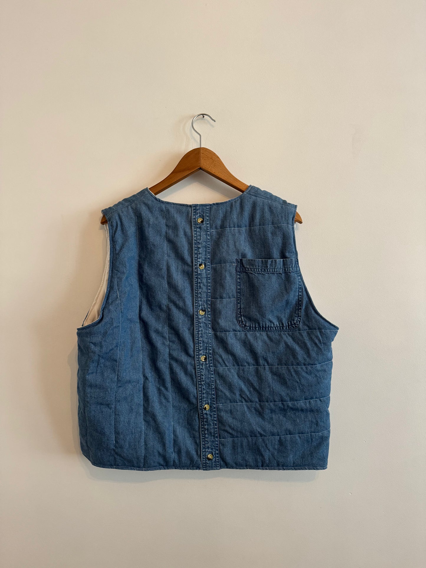Denim Shirt Gilet (S)