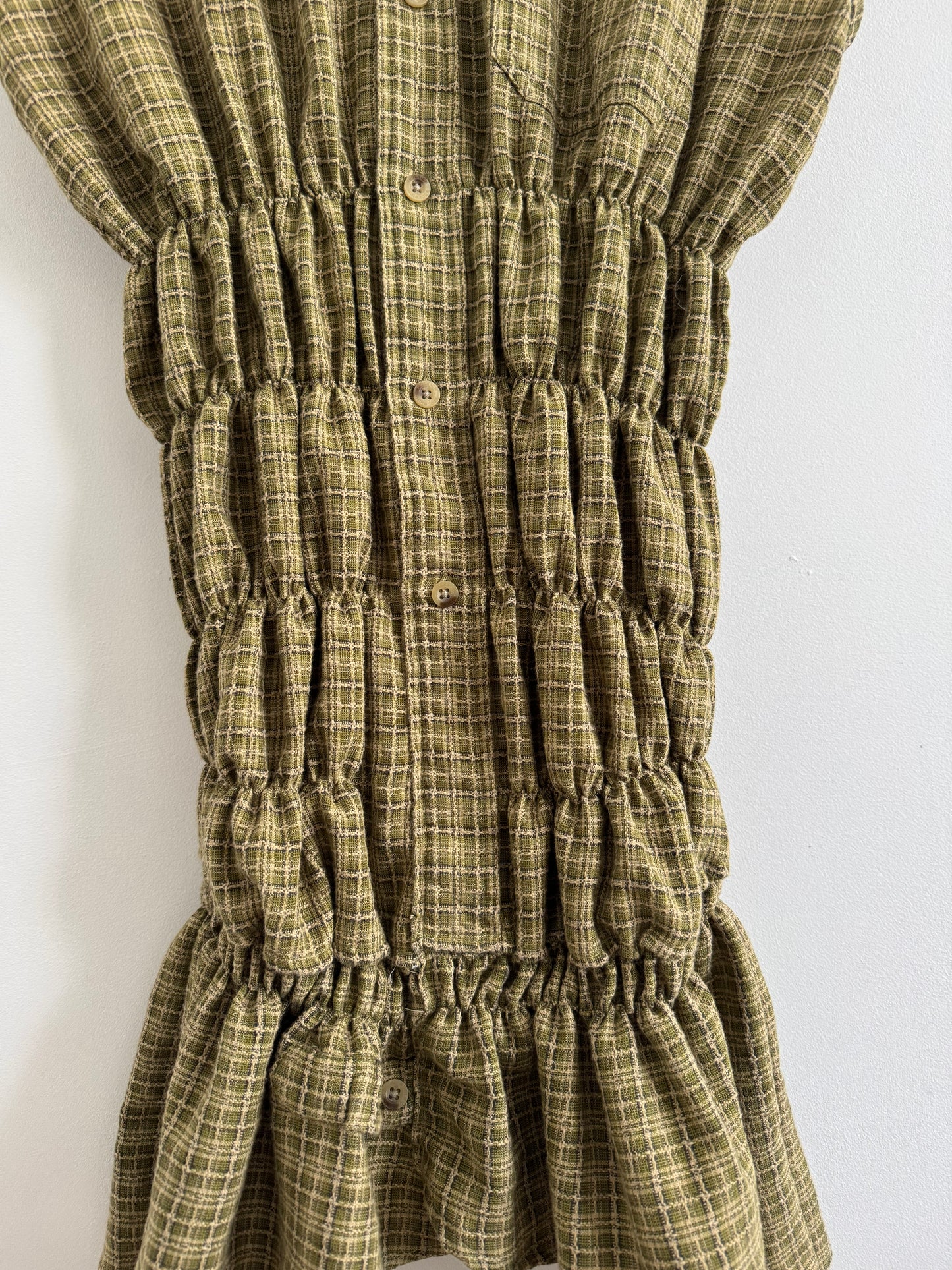 Ruched Shirt Dress (M/L)