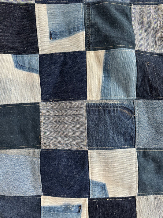 Patchwork Denim Gilet (S)