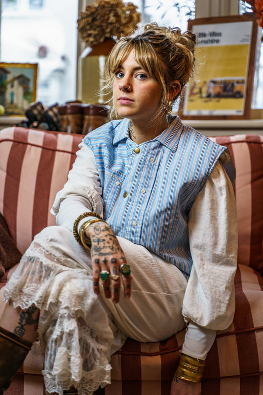 RALPH SHIRT GILET (S)