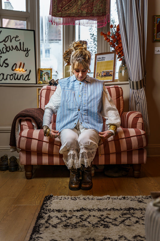 RALPH SHIRT GILET (S)